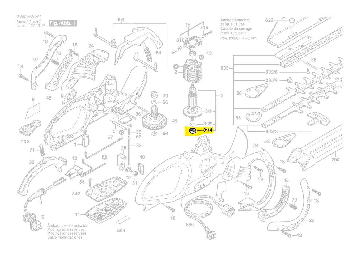 Roulement à billes réf. 2 600 905 021 BOSCH